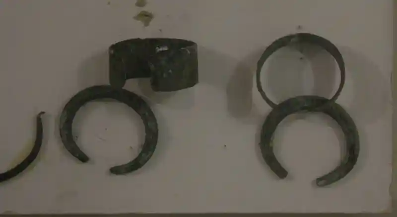 Bracelet-looking metallic artifact